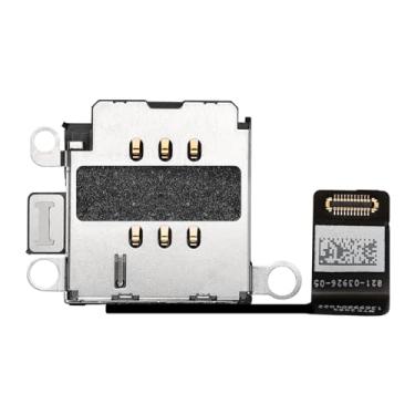 Imagem de Risidamoy Substituição de leitor de cartão SIM único para iPhone 14, adaptador de slot de cartão SIM, versão dos EUA para iPhone14, peças de reposição de reparo de telefone celular para A2649, A2881,