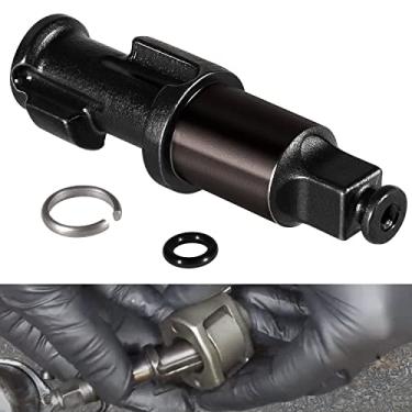 Imagem de Bigorna de substituição de chave de impacto de 9,5 mm com anel de vedação e clipe de retenção para Ingersoll Rand IR2112 e IR2115 substitui a peça nº 2115-A626 IRT2115-A626