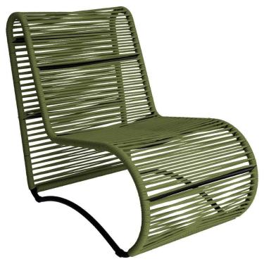 Imagem de Cadeira Poltrona Porto Para área Externa Em Alumínio Verde