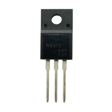 Imagem de Kit 3 peças transistor r6015 - r 6015 - isolado - to220 - ANX