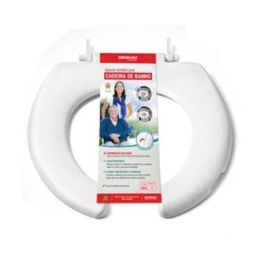 Imagem de Assento Sanitário Aberto Para Cadeira De Banho Mebuki, Branco