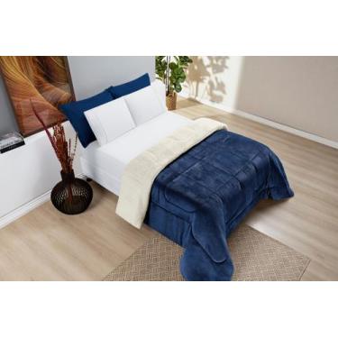 Imagem de Coberdrom king 1 peça everest - lã de carneiro manta flannel - MAYRA E