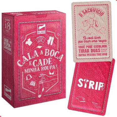 Imagem de Cala a Boca e Cadê Minha Roupa Buró Jogo De Cartas Party Game