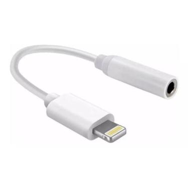 Imagem de Cabo Adaptador P2 Áudio Fone Para iPhone 7 8 X 11 Pro Max - Kapbom
