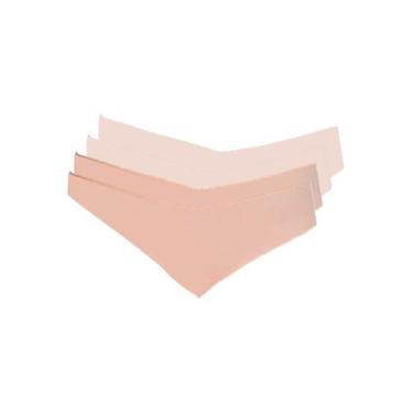 Imagem de Kit com 4 Calcinhas Fio Dental Hope 37850 Colorido, Nude, M