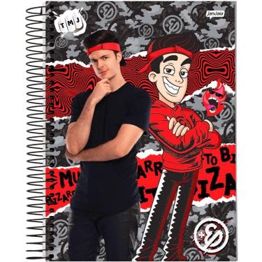 Imagem de Caderno Univ. 160 Fls. 10 Mat. Enaldinho Capa 2 - Jandaia