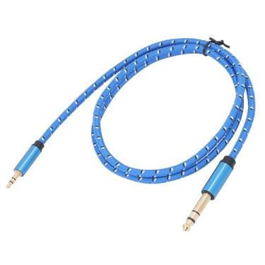 Imagem de Cabo de Estéreo de 3,5 Mm a 6,35 Mm, Cabo Estéreo de 1/4 a 1/8 TRS Conector de Cabo de Estéreo Bidirecional para Guitarras, Equipamentos de Home Theater, (3,3 pés)