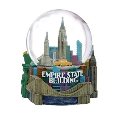 Imagem de City-Souvenirs Globo de Neve Musical Nyc Empire Skyline 5,5 Polegadas de Altura