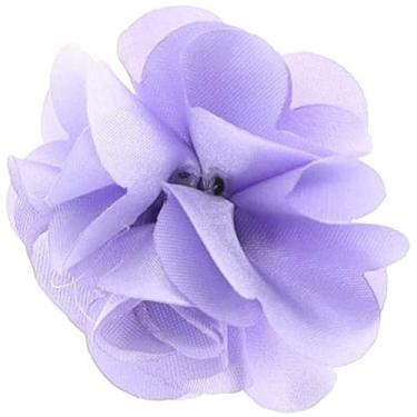 Imagem de Vittorio Vico Broche de lapela floral de cor sólida formal para meninos premium - Boutonniere, broche, 1.5" (3.80CM), Poliéster, Não aplicável