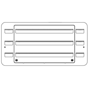 Imagem de Dometic Parte superior da geladeira/inferior da ventilação 44; branco polar