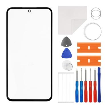 Imagem de E-yiiviil Substituição do digitalizador da lente de vidro frontal com conector compatível com Samsung Galaxy A35 SM-A356E SM-A356B SM-A356U 6,6 polegadas com ferramentas (não tela LCD)