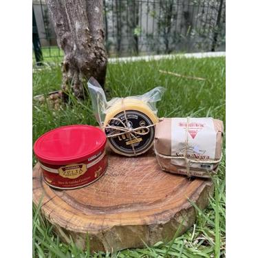 Imagem de Kit Gourmet Presente – Queijo Canastra, Goiabada Cascão Cremosa e Bala de Doce de Leite – Sabores Autênticos de Minas para Degustação e Presentes Especiais