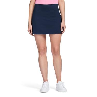 Imagem de IZOD Short esportivo feminino com elasticidade de desempenho atlético