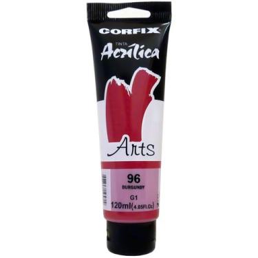 Imagem de Tinta Acrílica Arts Corfix 120ml G1 - 85120, 096 - BURGUNDY