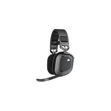 Imagem de Headset Gamer Sem Fio Corsair HS80 Premium, RGB, Surround, Dolby Atmos, Wireless, Drivers 50mm, Preto - CA-9011235-NA
