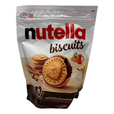 Imagem de Nutella Biscuit Biscoito Wafer Creme De Avelã Ferrero 276g Top