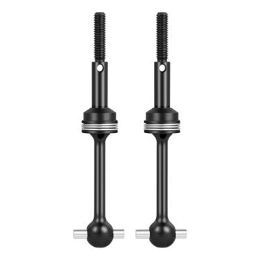Imagem de JGGZONE 2pcs Steel Universal RC Car Front Rear CVD Drive Shaft Dogbone Joint Compatible with Tamiya TT01 TT01E 1/10 RC Drift Car Upgrade Parts