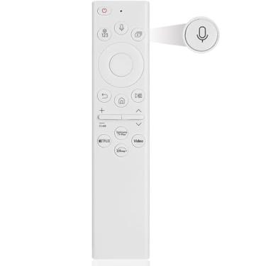 Imagem de Controle Remoto por Voz para The Frame Samsung TV, Substituição para Todas as Smart TVs Samsung Crystal/UHD/QLED/4K/8K (2018-2025), Compatível com BN59-01391A, Sem Célula Solar, 1 Ano de Garantia.
