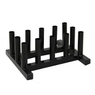 Imagem de Suporte Expositor Para 12 Barras De Chão Academia Musculação-Unissex