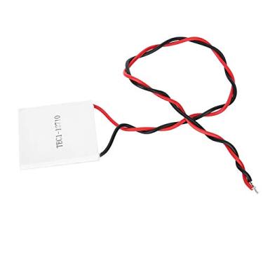 Imagem de Comprimidos de Refrigeração Semicondutores, Módulo Peltier Tec1-12710 Alta Potência DC 12V Refrigeração Refrigerante 40x40mm para Aplicações de Geladeira Termoelétrica