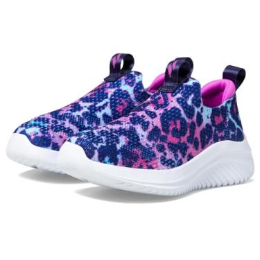 Imagem de Skechers Tênis feminino Ultra Flex 3.0, Azul-marinho/Multi, 12 Little Kid