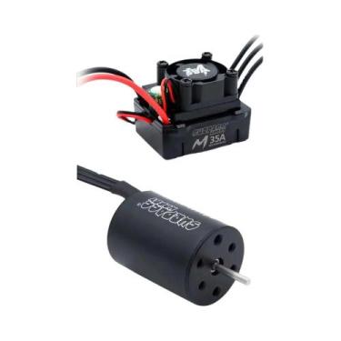 Imagem de Combo Motor Sem Escova à Prova d'Água M2430/2435/2440 com ESC M35A par