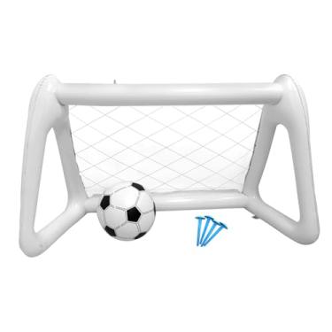 Imagem de Para Futebol - Traves Com Insuflável Para Futebol - Equipamento Portátil De Treino Com Estacas, Jogos Esportivos Interativos Para Crianças Jovens E Adultos
