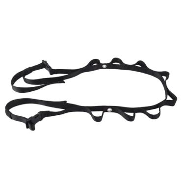 Imagem de Coloque de cordão de carro de carro portátil de roupas multi -funcionais de secagem de corda de acampamento de tenda para viagens em casa Material de nylon leve 8 posições de