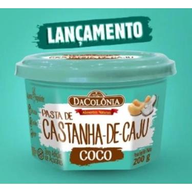 Imagem de Kit 4 pasta de castanha de caju com coco 200g - DaColônia