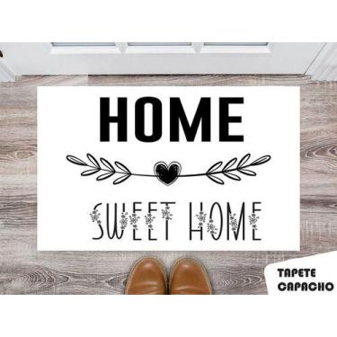 Imagem de Tapete Capacho Personalizado Home Sweet Home Love - Deluzz