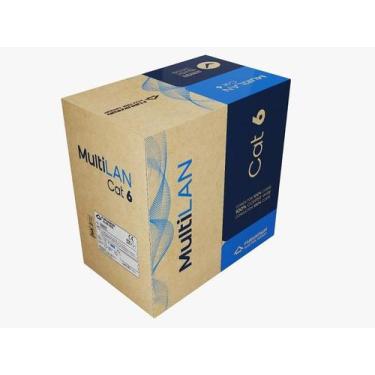 Imagem de Cabo De Rede 24awg Furukawa Cat6 Multilan Cx 305m Vermelho