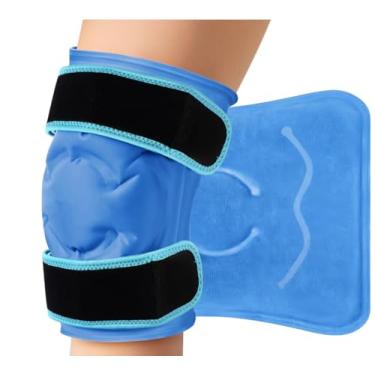 Imagem de Bolsa Térmica Gel Full Joelho, Bolsa Termica Gel, Bolsa de Gelo para Joelho, Bolsas de Gelo para Os Joelhos, Joelheiras Com Bandagens Refrescantes, Equipamentos de Proteção Esportiva
