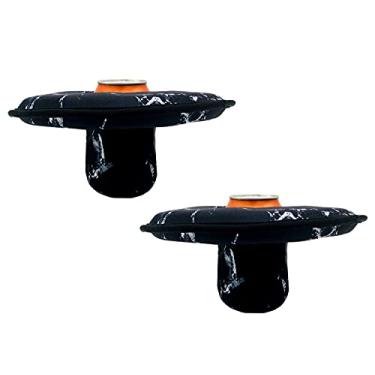 Imagem de Wanty Suporte flutuante de neoprene de tamanho grande para bebidas, porta-copos flutuantes, para festas na piscina, diversão aquática, serve para latas/garrafas skinny e latas/garrafas de boca larga