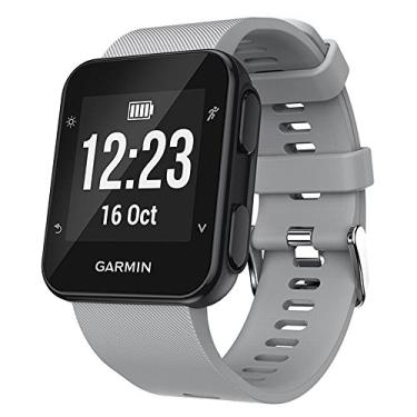 Imagem de Pulseira para Garmin Forerunner 35, pulseira de silicone macio de substituição para smartwatch Garmin Forerunner 30 (sem rastreador)