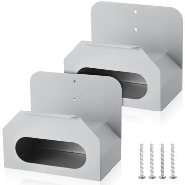 Imagem de Zonon Suporte organizador de mangueira de ar de alumínio para montagem na parede com furo pré-perfurado e parafusos para trailer de corrida, garagem, loja, reboque fechado