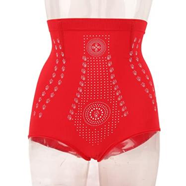 Imagem de Shorts para Modelar o Corpo, Cor Pura, Boa Elasticidade, Sem Costura, Calcinha Feminina Com Levantamento de Quadril, Cintura Alta para Uso Diário (XXL)