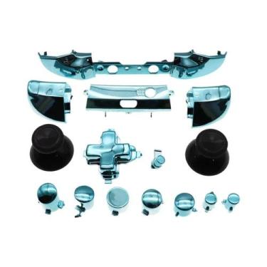 Imagem de Conjunto Completo De Botões Cromados Para Controle Xbox One S Slim Dpa