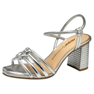 Imagem de Sandália Feminina Salto Bloco Conforto Sofisticado Dakota