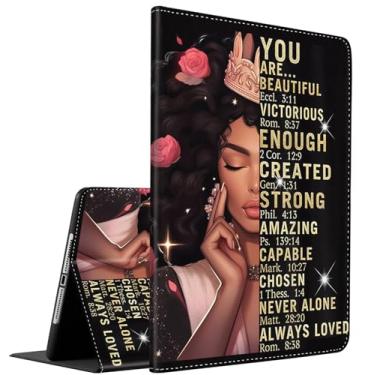 Imagem de Capa para Samsung Galaxy Tab S10 FE Plus, suporte inteligente multi-ângulo, hibernar/despertar automático para Galaxy Tab S10 FE+ 13,1 polegadas (SM-X620/SM-X626B) 2025, citações de mulheres