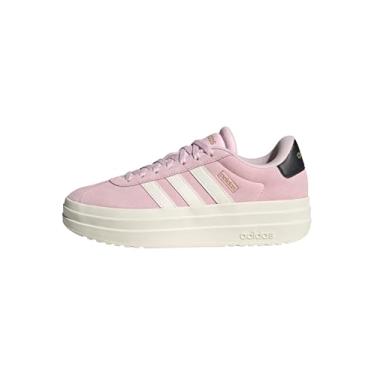 Imagem de adidas Tênis feminino Vl Court Bold, Rosa transparente/branco/preto, 38