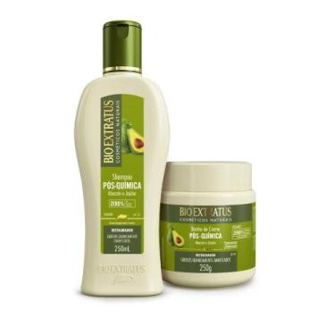 Imagem de Kit Bio Extratus Pós Química Shampoo + Banho de Creme 250mL/g