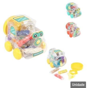 Imagem de Massinha de Modelar 16 Peças no Carrinho Color - Tudo em Caixa