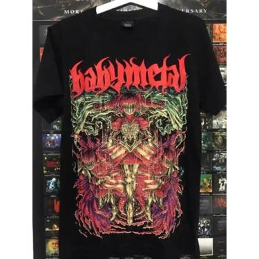 Imagem de Camiseta Unissex De Hip-hop Rock Band Babymetal Japão Casual Manga Cur