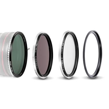 Imagem de NiSi Kit de névoa Swift VND de 67 mm - cor verdadeira 1-5 e 4 aberturas variáveis ND + filtro ND16 + efeito de difusão de névoa preta + anel adaptador