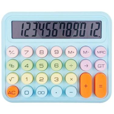 Imagem de Calculadora de Mesa, Yins, 12 Dígitos, Candy Color, Cores Sortidas
