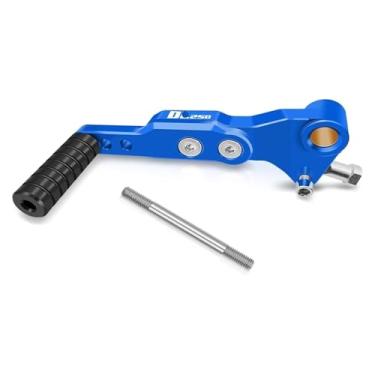 Imagem de BYYINGSUS Acessórios de motocicleta Alavanca de freio de pé Par de alavancas de engrenagem ajustáveis estendidas compatíveis com Gixxer 250150 SF250 DL250 GSX250R (DL250-01)