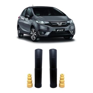 Imagem de Par Batente Suspensão Traseira Honda Fit 2012 2013 2014 2015