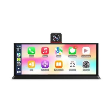 Imagem de Câmera Veicular Sem Fio 4K De 11,3 Polegadas Com Android Auto, CarPlay