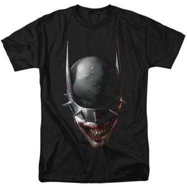 Imagem de Sorria a camiseta do Batman que ri da DC Comics - Rockinstone