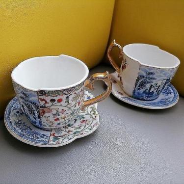 Imagem de Xícaras de chá de café xícara de café de cerâmica e pires conjunto com